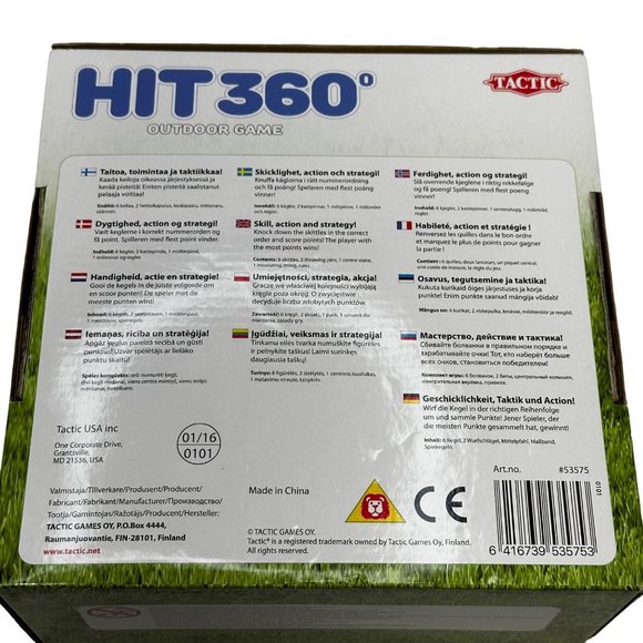 Tactic Outdoor Game Hit 360 New In Package - Picture 2 of 7